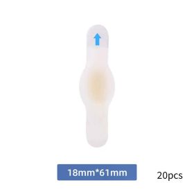20PCS Gel Heel Protector Foot Patches Adhesive Blister Pads Hydrocolloid Heel Liner Shoes Stickers Pain Relief Plaster Foot Care (Color: 05 20pcs)