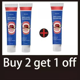 Toothpaste of Teeth Whitening Repair of Cavities Caries Removal of Plaque Stains Decay Repair Teeth Treating Dental Calculus (Color: Buy 2 get 1 free)